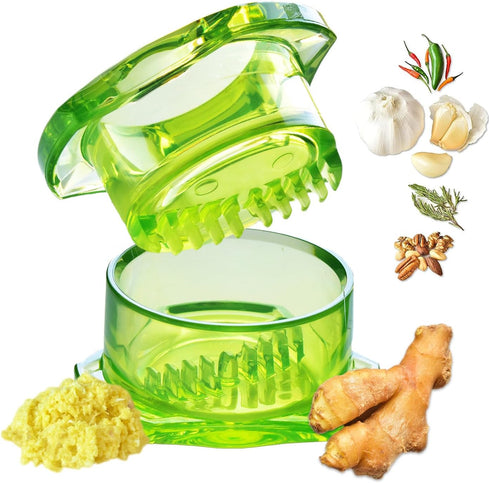 Nextrend Garlic Twister 4th Generation - 3-5 Clove Capacity, Dishwasher-safe, BPA-Free, Green