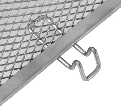 Stainless Steel Rotisserie Basket, 360 Degree Rotatable Oven Cage for Baking Nuts BBQ Roaster Tool