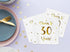 Cheers to 30 Years Cocktail Napkins, Happy 30th Birthday Decorations, 50-Pack