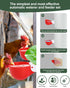 psarnuk Set, 8 4 Chicken Feeder & Chicken Waterer Cup Water Cups Feeders, Automatic DIY Poultry Feeding Watering Kit