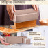 9 5 Inch LIANYU x Bread Loaf Pan for Baking, Stainless Steel Loaf Toast Baking Pans for Homemade Bread Meatloaf Lasagna