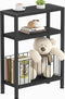 Heybly Small Narrow Side Table for Small Space, Thin Bedside Table with