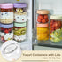 24oz 9 Pack Overnight Oats Containers with Lids, Wide Mouth Mason Jars with Lids, Glass Jars with Airtight lid for Chia