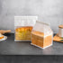 50 Pcs 8.6 Inch Bread Bags with Tin Tie, Large White Cotton Paper Storage Bags for Bakery