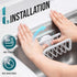 5.1" 2.3" TAILI Sponge Holder for Kitchen Sink with Strong Suction Cup, Rustproof Aluminum Sink Caddy for Sponges