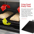 Cooks Innovations Toaster Oven Non-Stick Liner & Crisper Set - Premium Crisping Sheet for Easy Clean Up