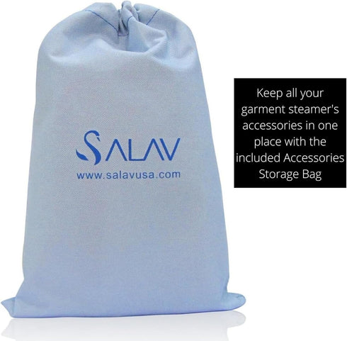 SALAV Heavy Duty Commercial Garment Steamer - Full-Size with Accessories Set (Mini Ironing Board)