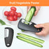 Kitchen Unique Gadgets Set, 6 Pieces Space Saving Tools, Cheese Grater, Bottle Opener, Peeler, Pizza Cutter, Herb