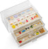 Pin Display Case with 3 Drawers, Dustproof Enamel Pin Collection Display Holder for Collectors
