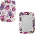 2 Pack Pink Purple Rose Rectangle Stool Cover Bar Stool Covers Rectangle Stretch Vanity Stool Seat Covers Footstool