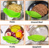 YEVIOR Clip on Strainer for Pots and Pans, Hands-Free Food Strainer for Spaghetti, Fits All Bowls and Pots