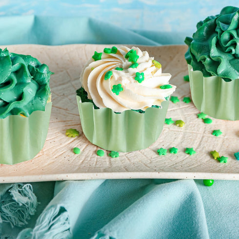 200Pcs Sage Green Mini Cupcake Liners, Grease-Resistant Baking Cups for Weddings, Baby Showers, and Parties (1.18 in)