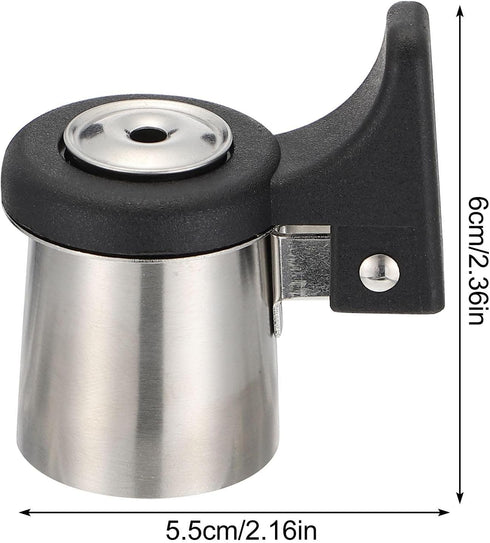 jojofuny 2Pcs Kettle Alarm Teapot Loud Whistle - Whistling Tea Kettle Lid Replacement, Stainless Steel Nozzle Flute