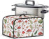 Mushroom Crock Pots Cover, Resistant Oval Slow Cooker Cover with Top Handle, Kitchen Appliance Cover