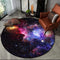 Fancytan Galaxy Rug, Universe Space Nebula Star Starry Night Moon Cloud Round