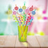 Candyland Party Supplies Drinking Plastic Straws, Reusable 24 for Kids Birthday Party Favors