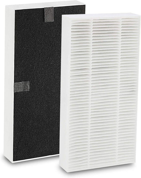 2 Pack Febreze Air Purifier Filter Replacement Dual Action HEPA-Type FRF102B for Models FHT170, FHT180, HEPAClean