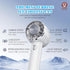Ice Cooling Handheld Fan, Refrigerating Pad Built-in Mini Turbine Portable Air Conditioner Fan