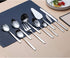 Silverware Serving Set 10 Pieces, Berglander Stainless Steel Flatware Serving Set, Serving Spoon, Silver Serving Utensil, Anti Rust(10 Pieces) by Berglander