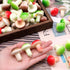 30pcs Gresorth Mini Artificial Mushroom Decoration Fake Vegetable Ornament Lifelike Faux Fruit Model for Home Kitchen