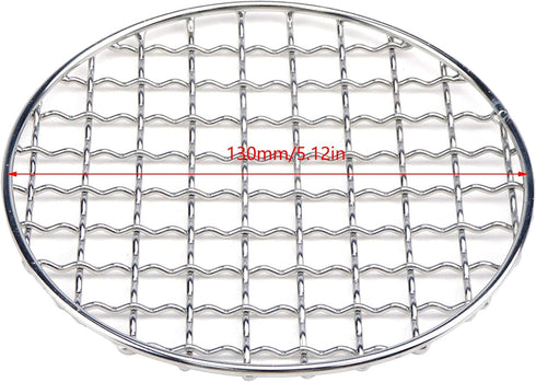 Stainless Steel Cooling Rack: Metal Wire Rack Barbecue Carbon Baking Net Grill Square Cooling Rack 130×130mm