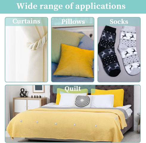 20 Pcs White Duvet Clips for Comforter, Duvet Pins Set Keeps Comforter from Shifting, Quilt Decoration (White)
