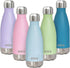 MIRA 12 oz Slim Insulated Water Bottle, Stainless Steel Cola Shape Thermos, Double Wall Flask - Pearl Blue