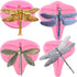 Mujiang Dragonfly Silicone Candy Chocolate Fondant Molds, Set of 4 for Resin Sugar Gumpaste Cake Decorating