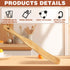 2Pcs Wooden Spatula for Cooking, Sourdough Spurtles Kitchen Tools with Hanging Holes for Dough Stirring