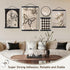 Artmag Magnetic Poster Hanger Frame, 18x24, 18x12, 18x28 Light Wood Hanging Kit (Black, 18")