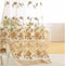 Luxury Embroidered Sheer Curtain for Living Room, 84 inch Length, Custom Elegant Luxurious Embroidery Drape (39x84 inch)
