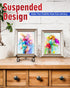 Iron Display Stand 10 Packs, 6 Inches Photo Stand for Display, Black Foldable Easel for Artwork