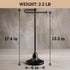 Countertop 17 Inch Counter Hand Towel Holder for Bathroom - Tall Black Free-Standing Hand Towel Stand for Bathroom