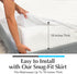 Handy Laundry Waterproof Mattress Protector Breathable, Machine-Washable Mattress Cover Perfect for Kids, Adults