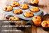 DecorRack 2 Pack Non-Stick Muffin Pans, 6-Cup Bakeware for Baking Cupcakes