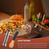 Cheese Butter Spreader Knives Set - Stainless Steel Spreader Knives with Wooden Handles, Charcuterie Accessories