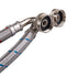 Hausen 48-Inch Stainless steel Washing machine connector 4 Feet - Elbow, Washing Machine Supply Line, 1-Pack