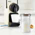 Wongblee 12oz, Glass Sugar Shaker Dispenser Stainless Steel Flip Top Lid for Easy Pouring, Sugar Pourer for Sugar