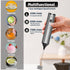 Handheld Electric Milk Frother, Type C Rechargeable Blender, 3 Mixing Speeds, Mini Beverage Blender with 2 Whiskers