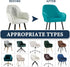 2PCS) Velvet Curved Back Dining Room Chair Covers with Arms Stretch Swivel Bar Stool Chair Slipcover with Armrest