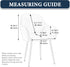 2PCS) Velvet Curved Back Dining Room Chair Covers with Arms Stretch Swivel Bar Stool Chair Slipcover with Armrest
