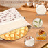 VAKEEN Beeswax Bread Bags, Reusable Linen Organic Beeswax Bread Bags for Sourdough, Keep Freshand and Large Capacity