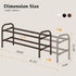 2 Closet, 28 42, Closet, 12 Gewudraw Tier Shoe Organizer, Shoe Rack for Metal Shelf Can Expandable to for Bedroom