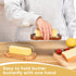 Hekeieon Counter, 2026 Butter Dish with Lid, Butter Container Holds for East/West Coast Butter, Butter Tray with Lid