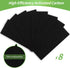 DerBlue Replacement True HE-PA Filter Compatible with Holmes AER1 Series, 4pcs Filters & 8pcs Pre Filters #