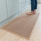 Kitchen Rugs and Mats, Non-Skid Washable Absorbent Runner Rugs for Floor, 20"x47", Beige