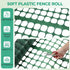 4'x50'/7.5LB Ohuhu Plastic Garden Fence Safety Fence, Reusable Netting Plastic Mesh Fence Roll, Temporary Fencing
