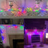 2 PACK 13.5 50 Easter String Lights, Multi Color Pastel Christmas Lights with White Wire, FT LED Waterproof Plug
