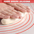 Extra Large Silicone Pastry Mat, Extra Thick Non-Stick Baking Mat for Dough Rolling, Red