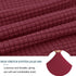ANWUCHEN Stretch Knitted Jacquard Ottoman Cover - Soft Slipcover for Square Storage Ottoman - Thick Foot Stool Cover